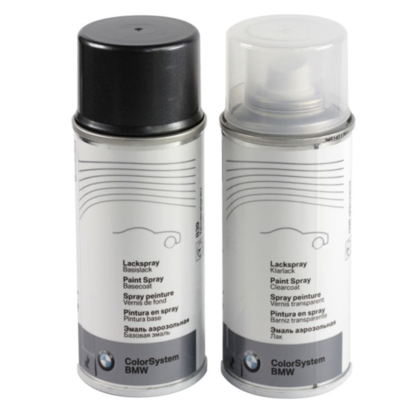 Set Spray Vopsea + Lac Oe Bmw Black Sapphire Metallic 475 150ML 51910026328